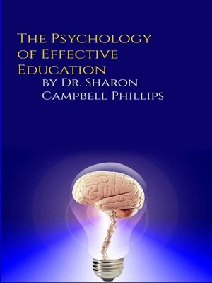 cover image of The Psychology of Effective Education
